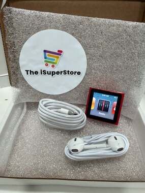 Apple iPod Nano 6th Generation (PRODUCT)RED 8GB + 1 YR WARRANTY